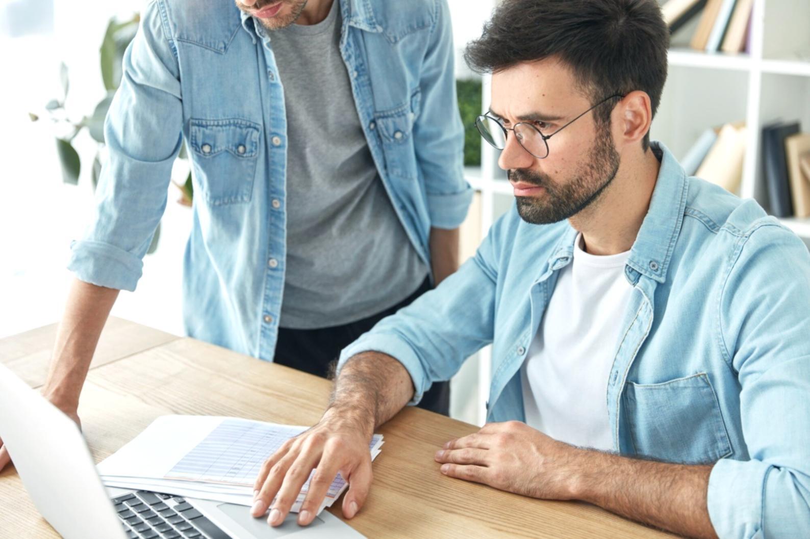 Business strategy planning session with financial documents